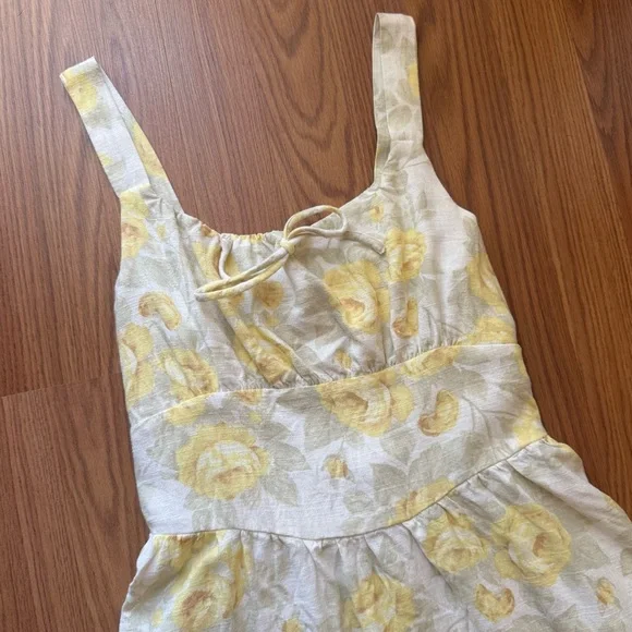 Floral Smocked Midi Dress Size Small - Picture 5 of 6